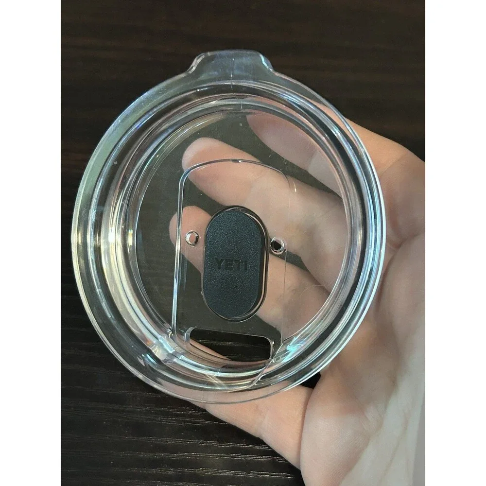 Genuine YETI Rambler MagSlider Lid Replacement Clear Black 20 oz Lid Only